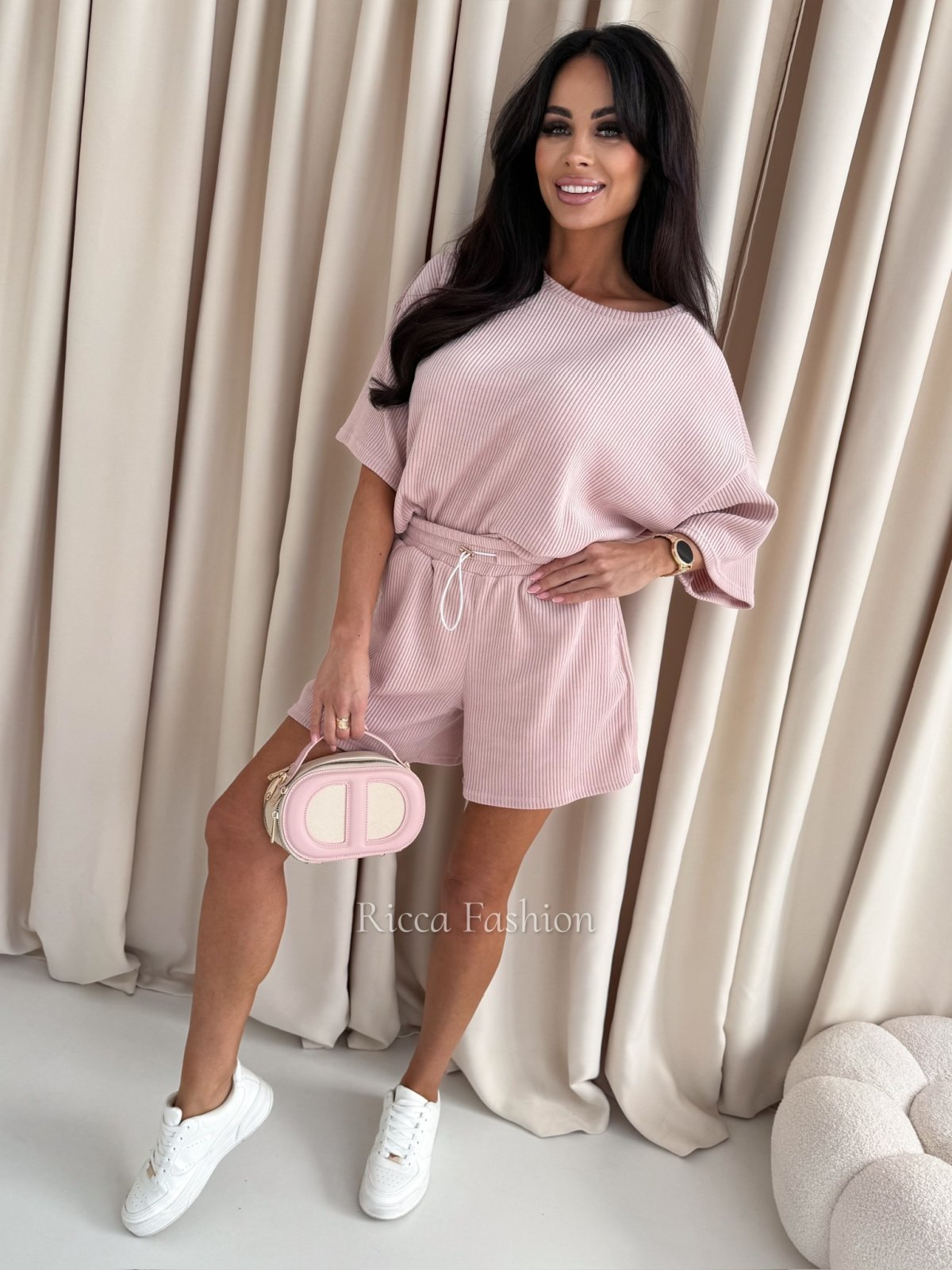 Komplet bawełniany MARCIO, powder pink