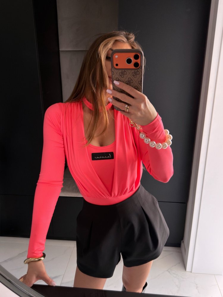 Body AURA , neon coral