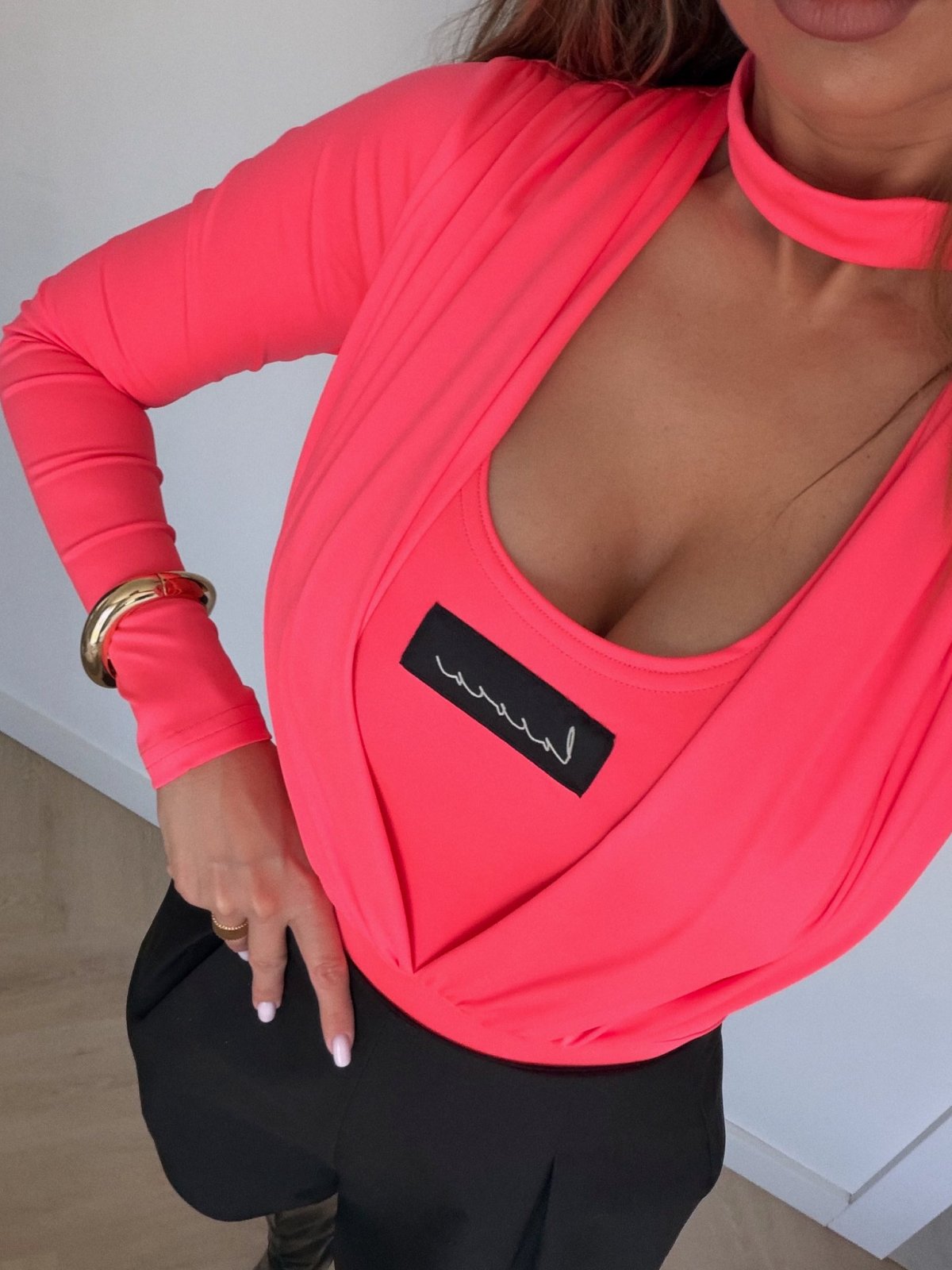 Body AURA , neon coral