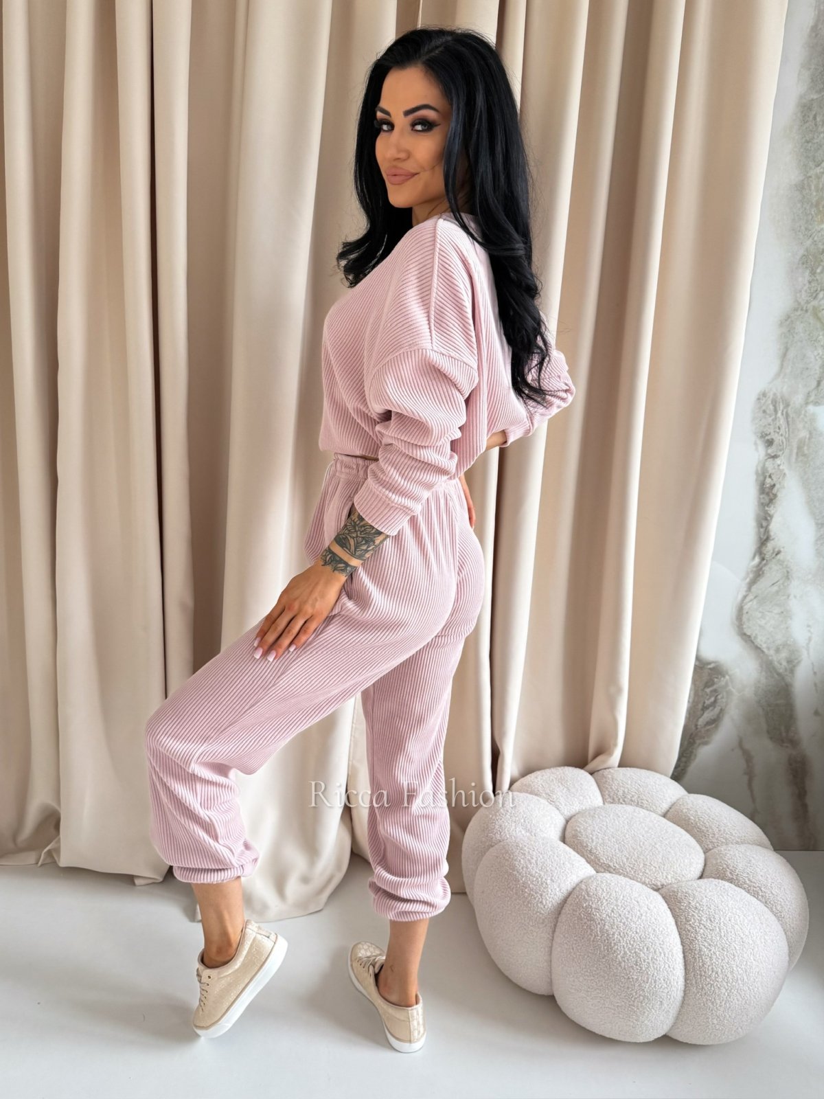 Komplet bawełniany NOEL, puder