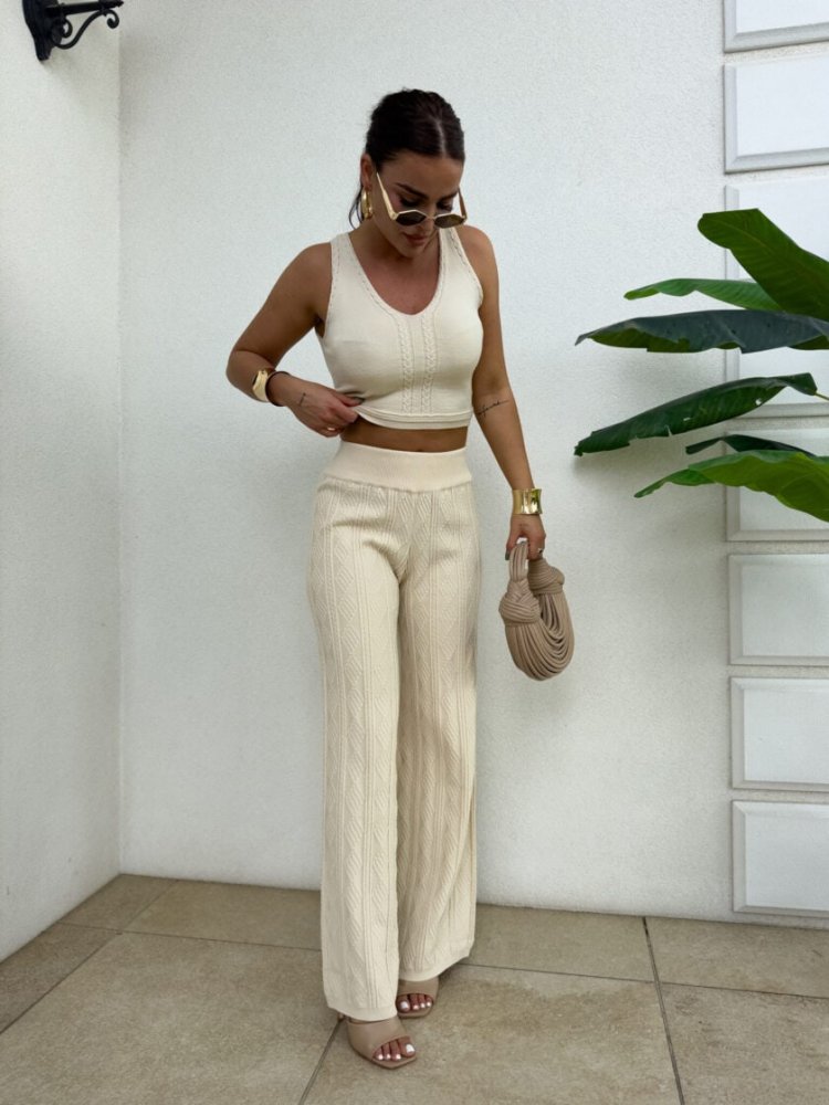 Komplet SAMIRA – jasny beż