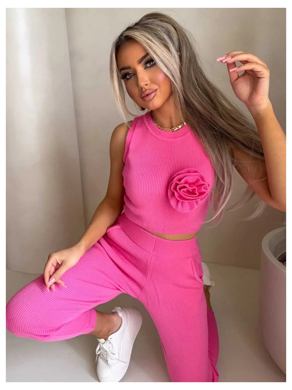 Komplet DELANI ROSE – barbi róż