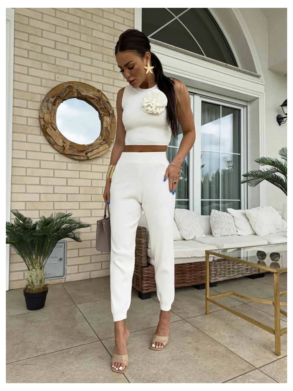 Komplet DELANI ROSE – ecru