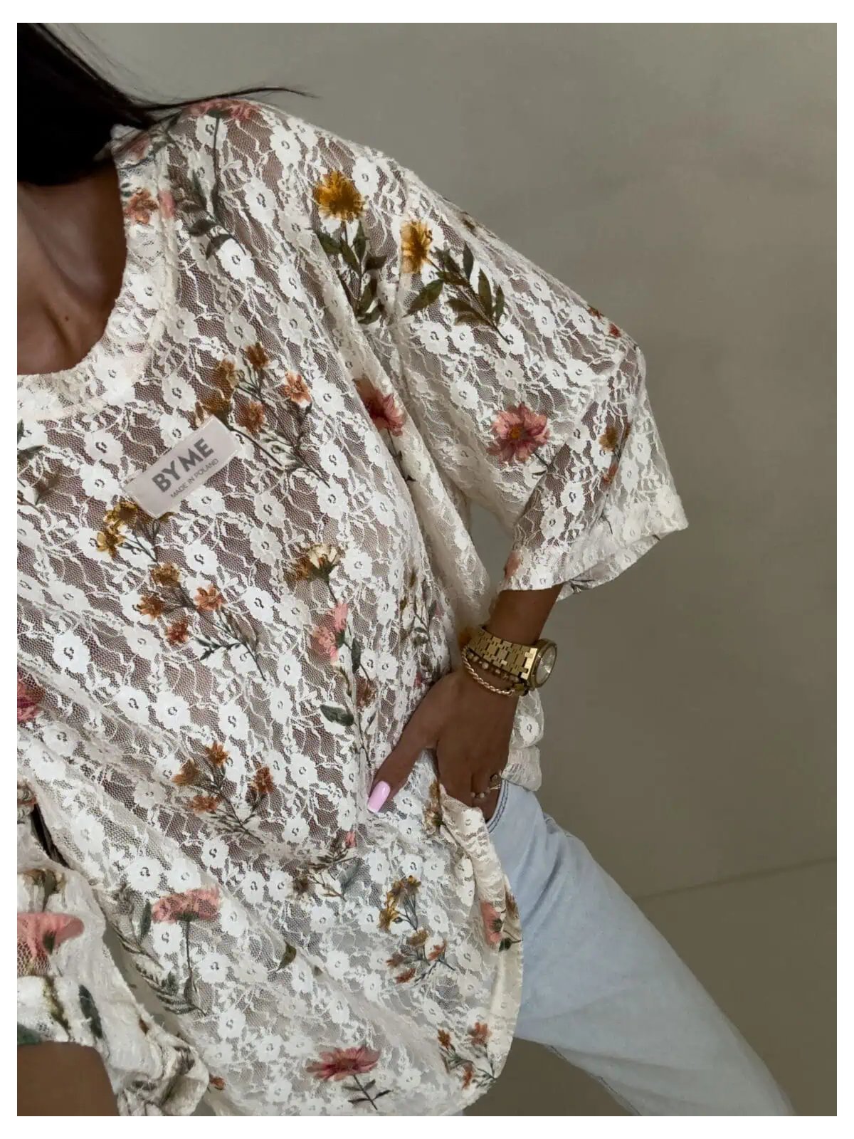 Bluzka MARMARIS koronka – łączka