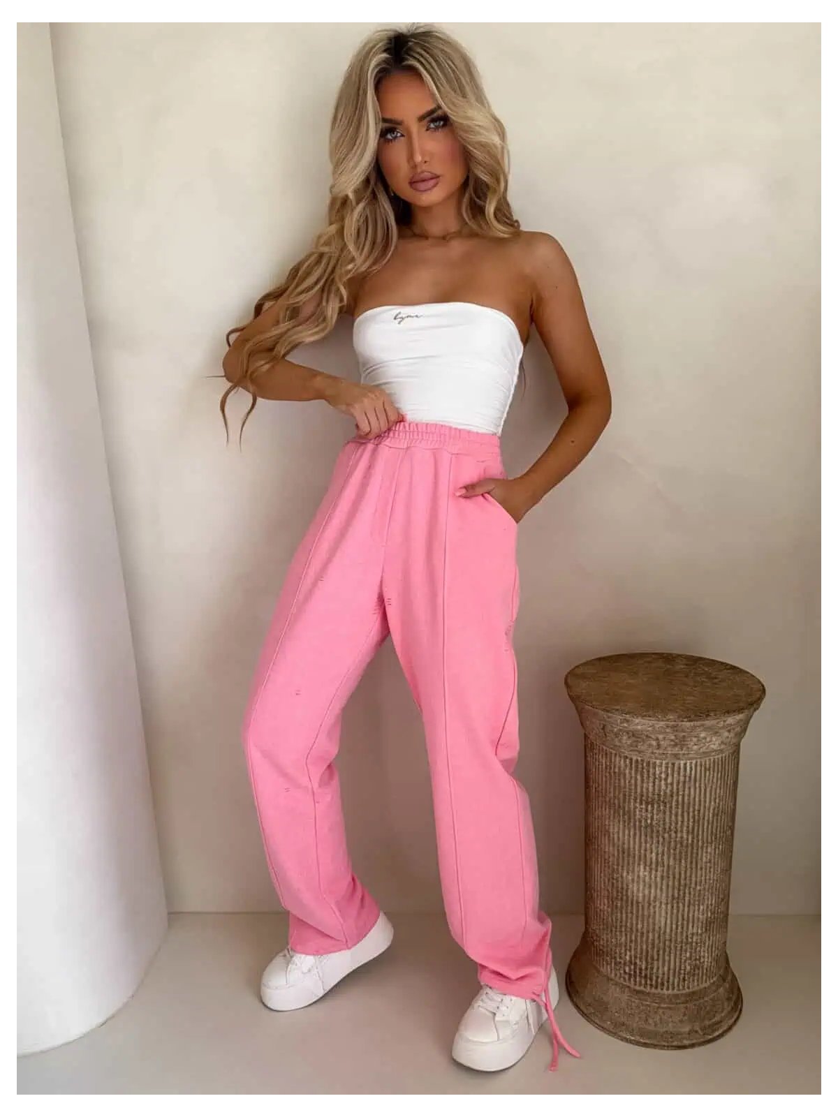 Spodnie NARSE – różowe