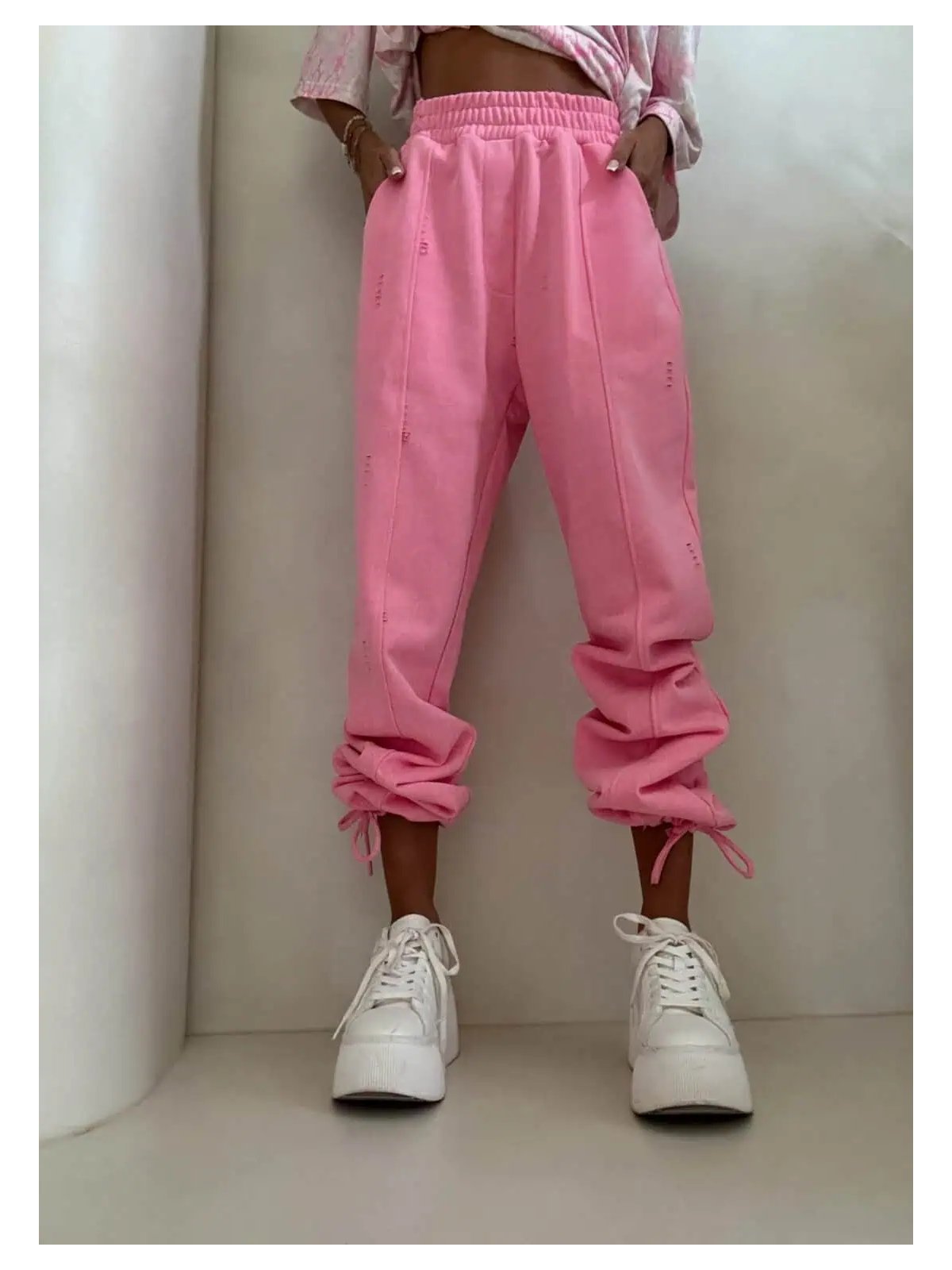 Spodnie NARSE – różowe