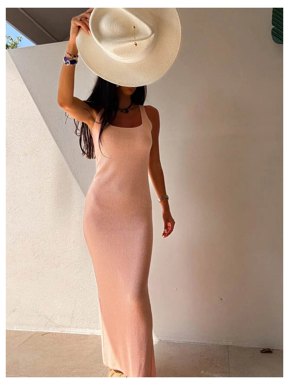 Sukienka NADI – morela