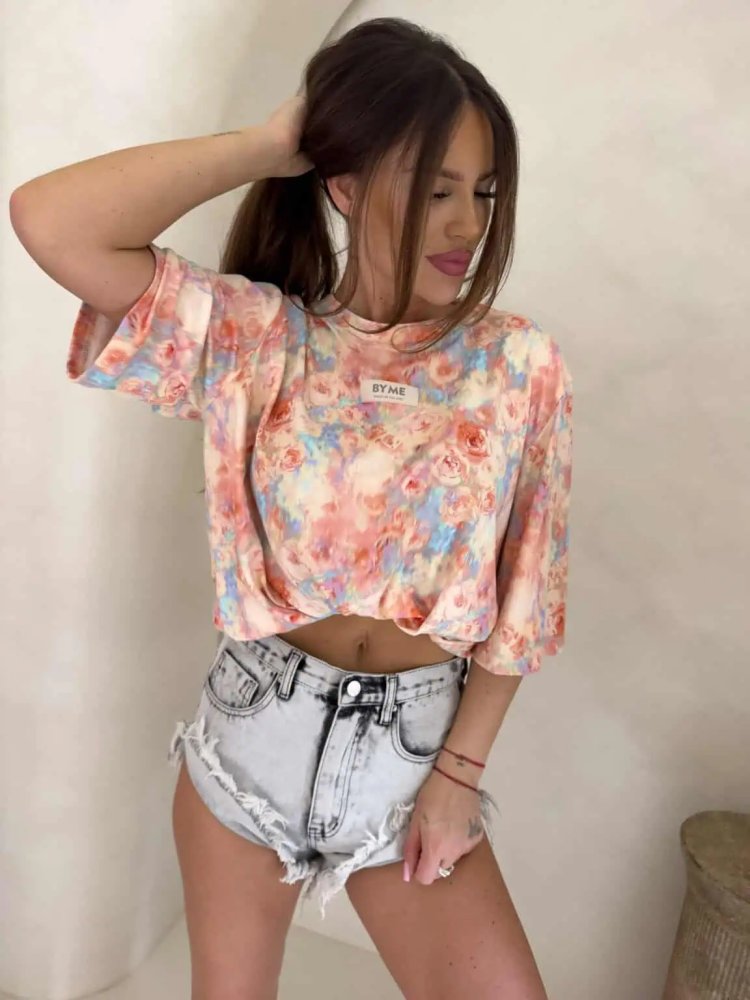 Bluzka MARMARIS print – candy