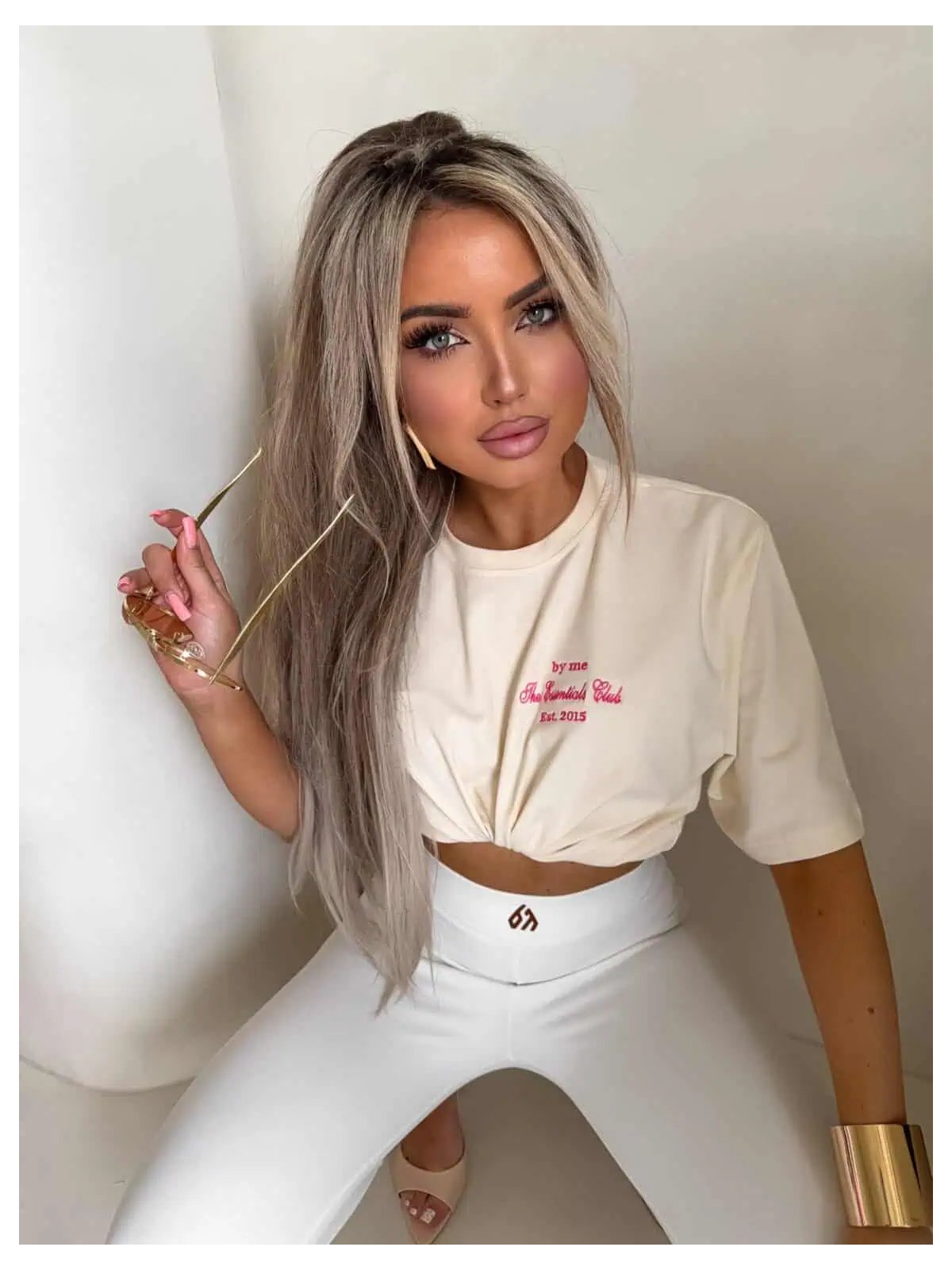 T-shirt ESSENTIAL – waniliowy