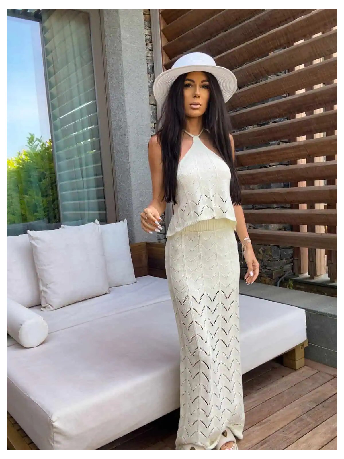 Komplet MARBELLA – ecru