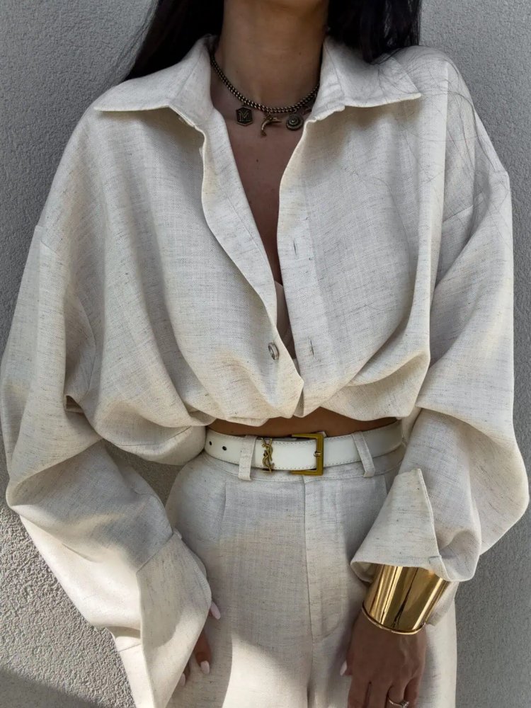 Koszula OVER SPRING natural...