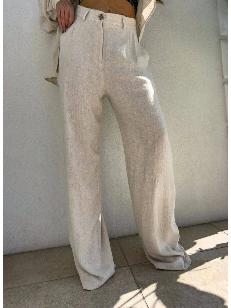 Spodnie SIMPLE natural –...