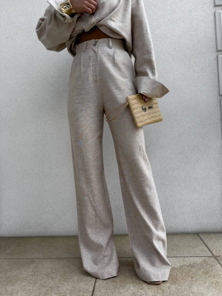 Spodnie SIMPLE natural –...