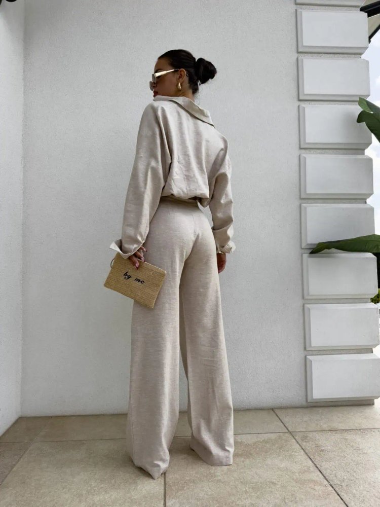 Spodnie SIMPLE natural –...