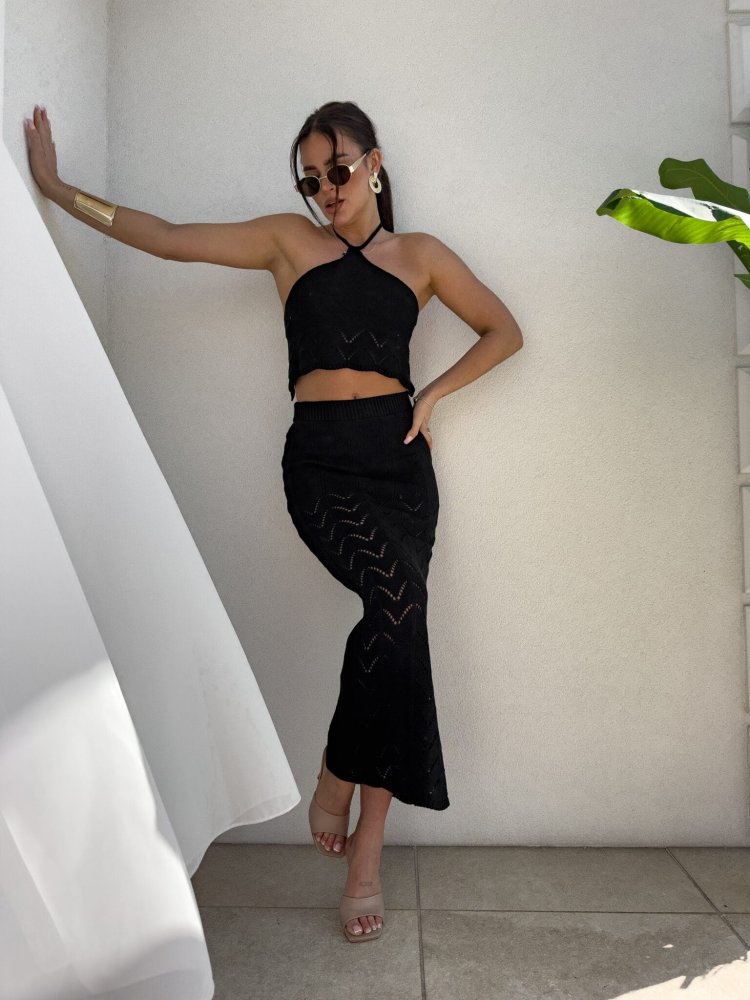 Komplet MARBELLA – czarny