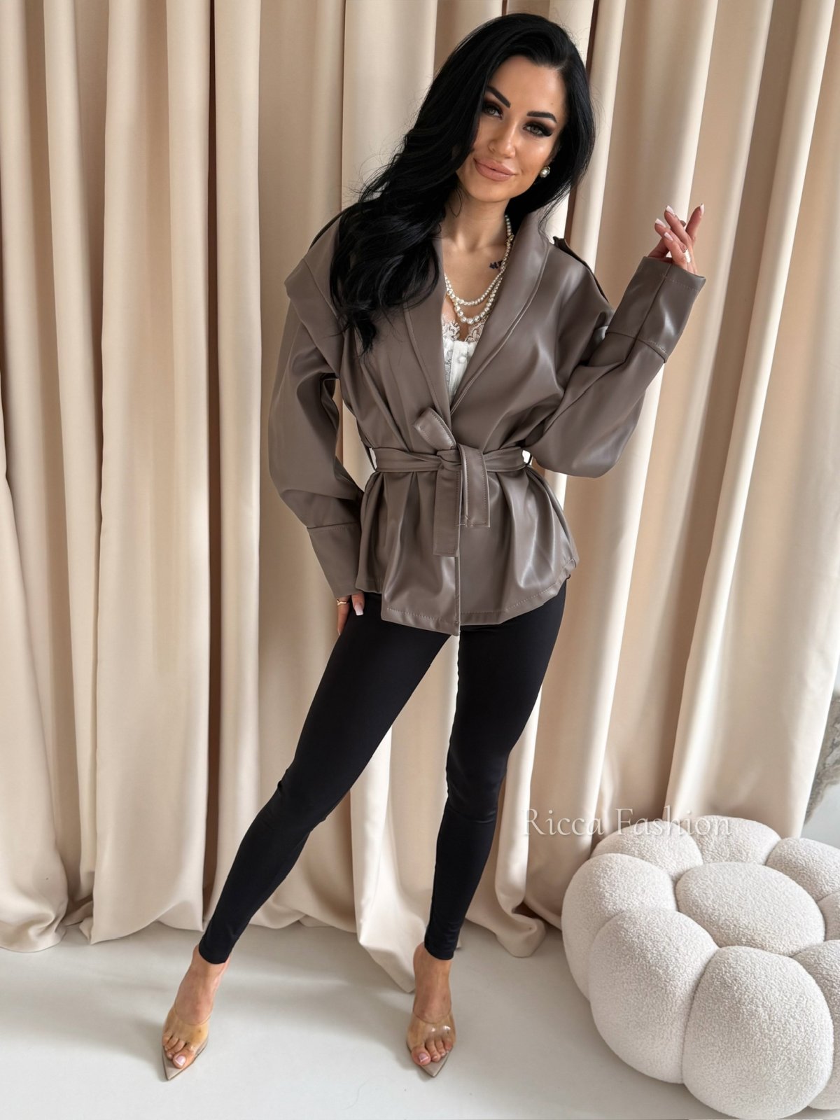 Ramoneska skórzana CATALINA, fango