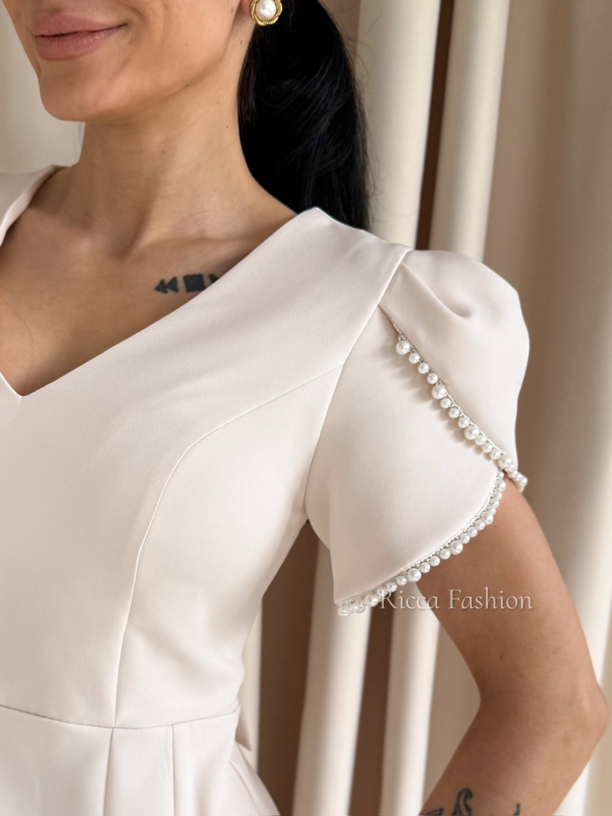 Sukienka tulipan ELISA, beige