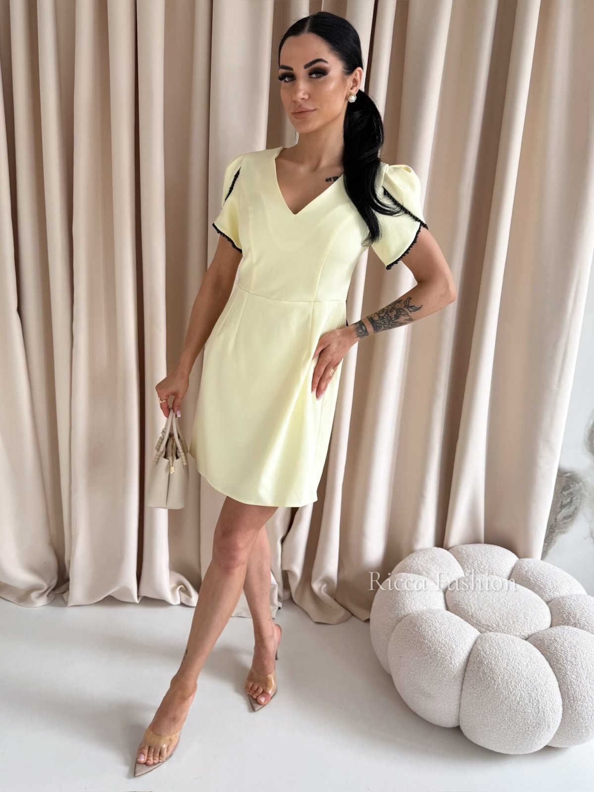 Sukienka tulipan ELISA, yellow