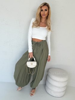 Spodnie alladynki PEARL, khaki