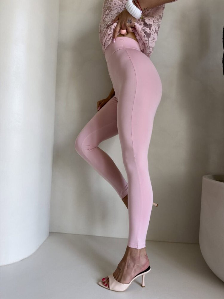 Legginsy GYM – jasny róż