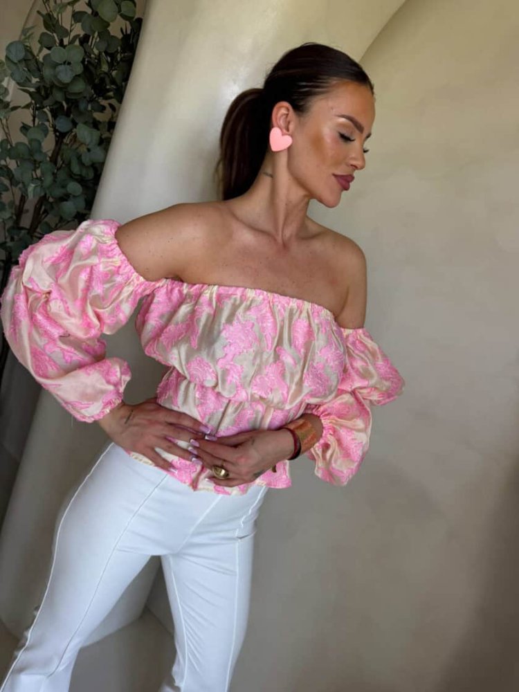 Bluzka hiszpanka MISS print...