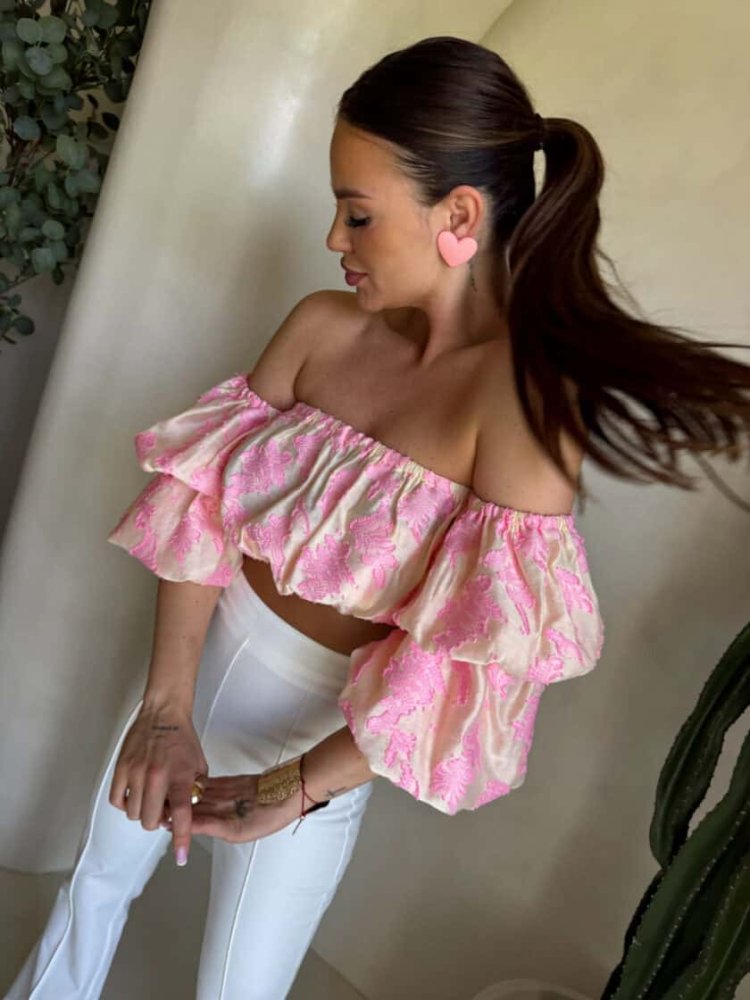 Bluzka hiszpanka MISS print...