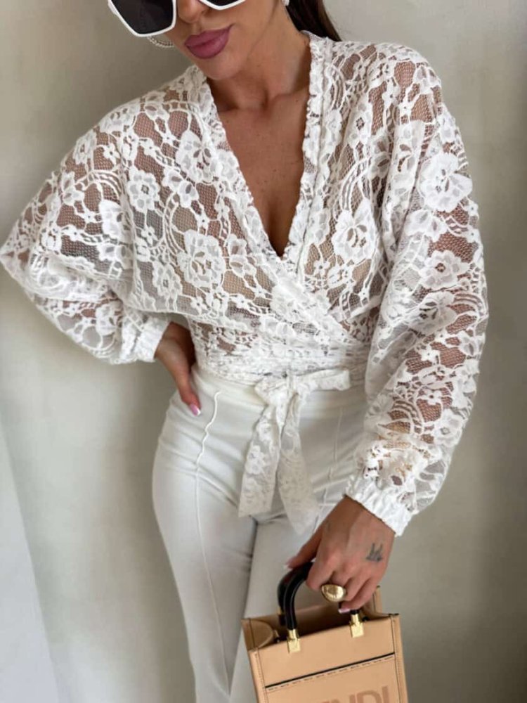 Kimono KORONKA – ecru