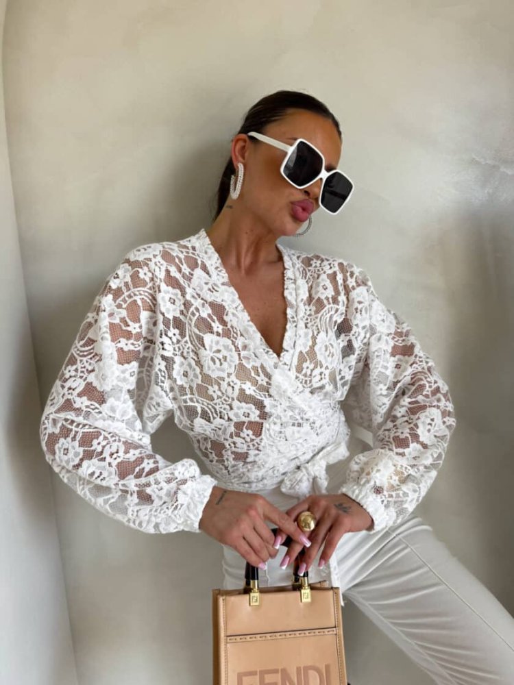 Kimono KORONKA – ecru