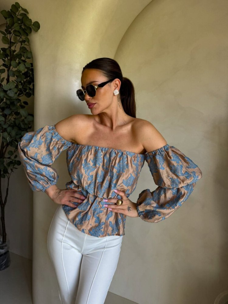 Bluzka hiszpanka MISS print...