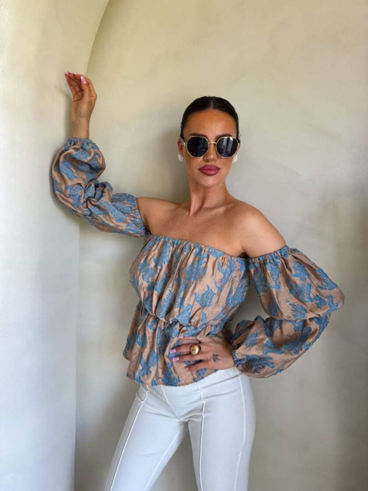 Bluzka hiszpanka MISS print...