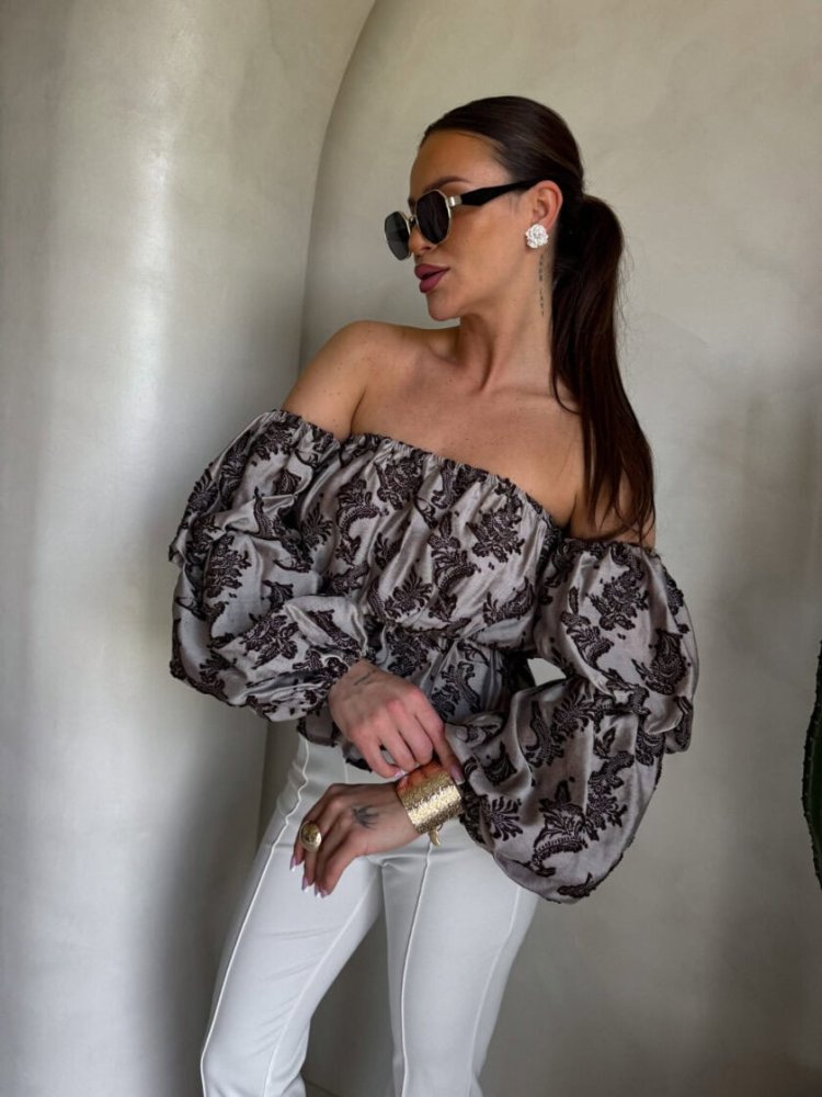 Bluzka hiszpanka MISS print...