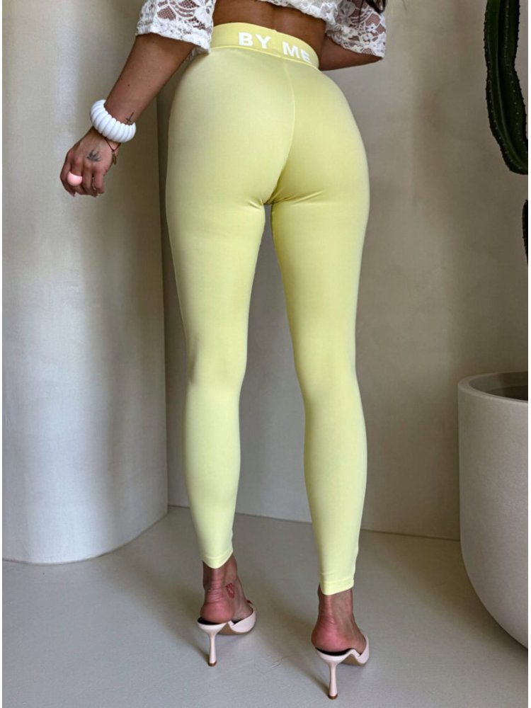 Legginsy GYM – bananowe