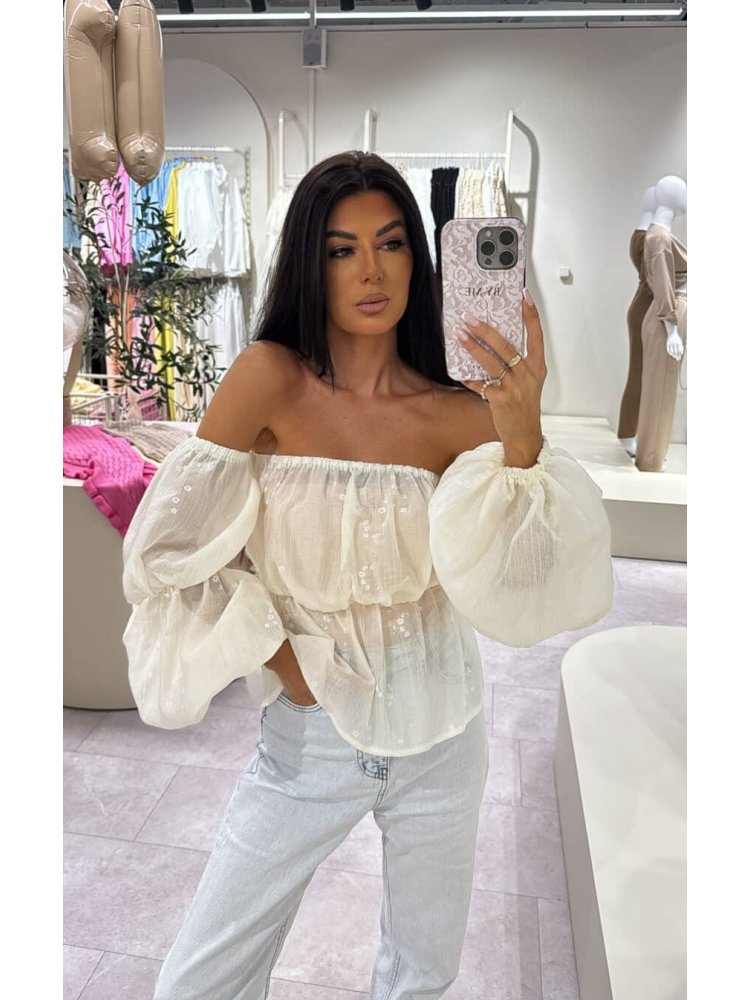 Bluzka hiszpanka MISS print...