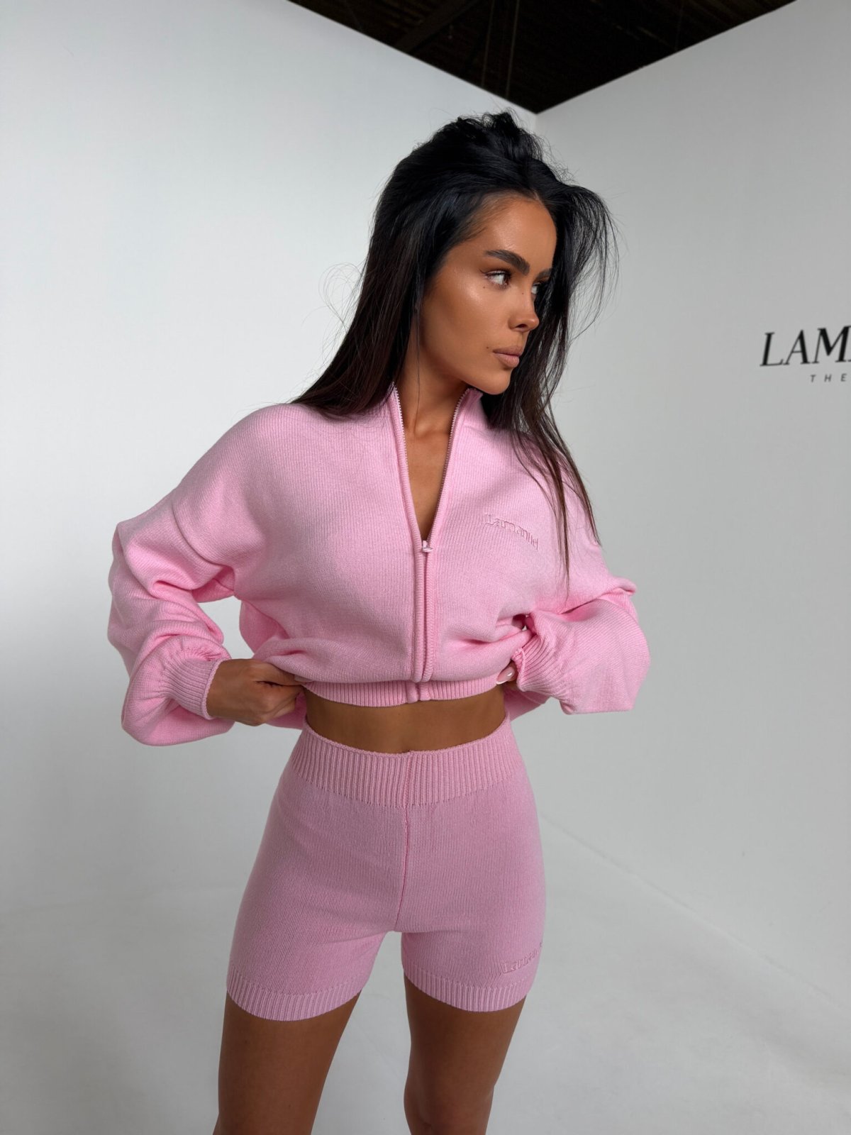 Komplet SOCIAL róż