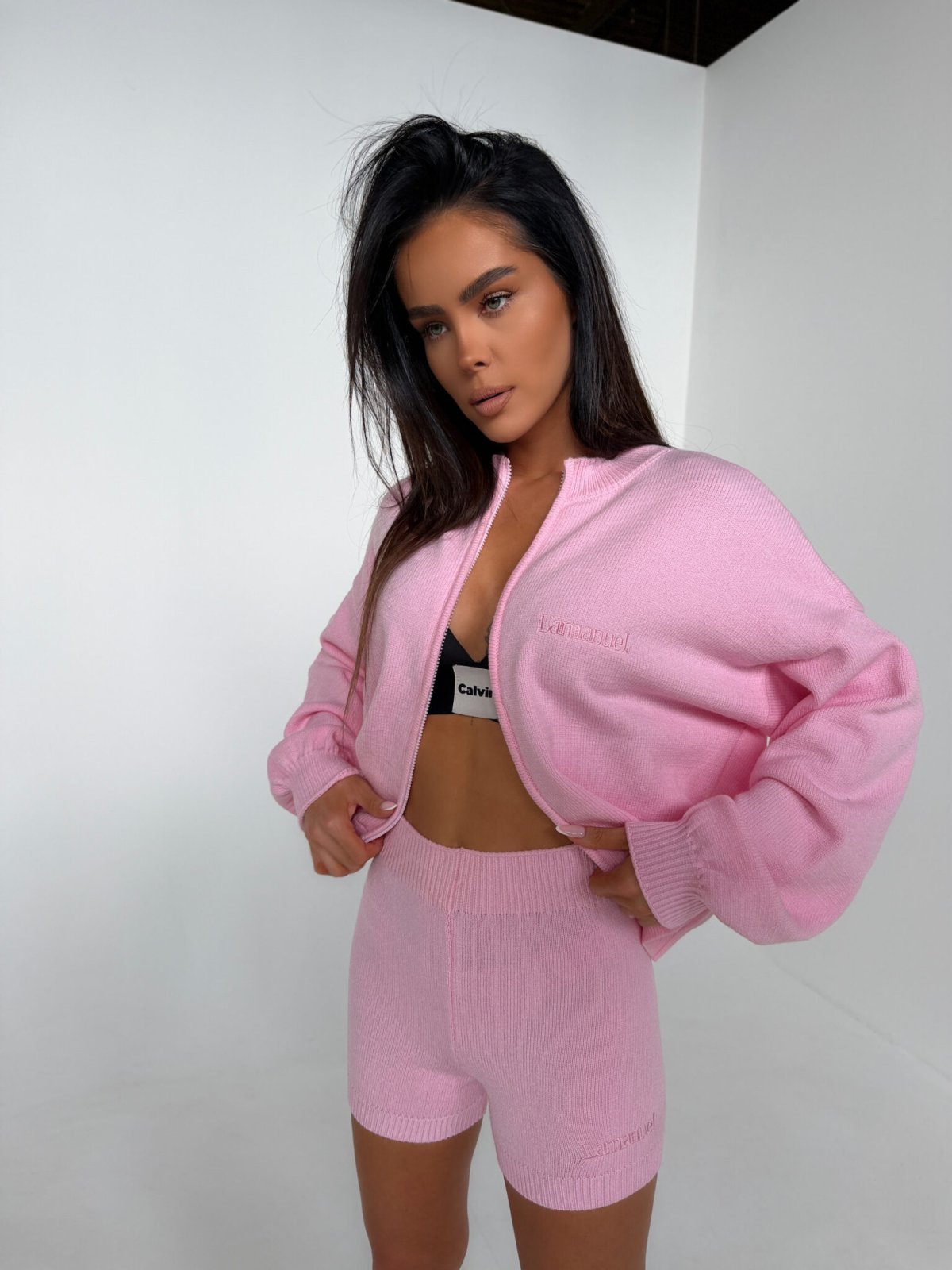 Komplet SOCIAL róż