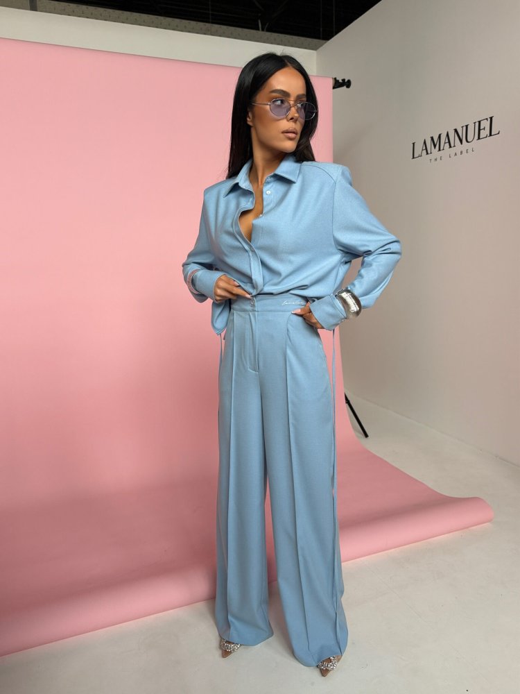 Spodnie AURA błękit