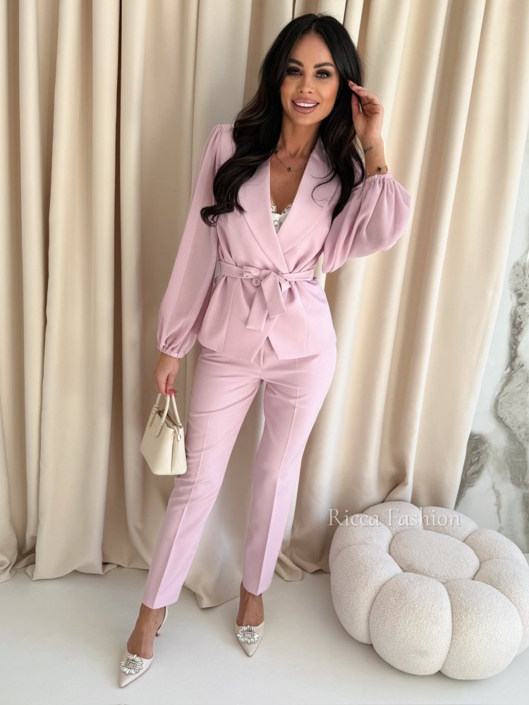 Garnitur z szyfonowymi...