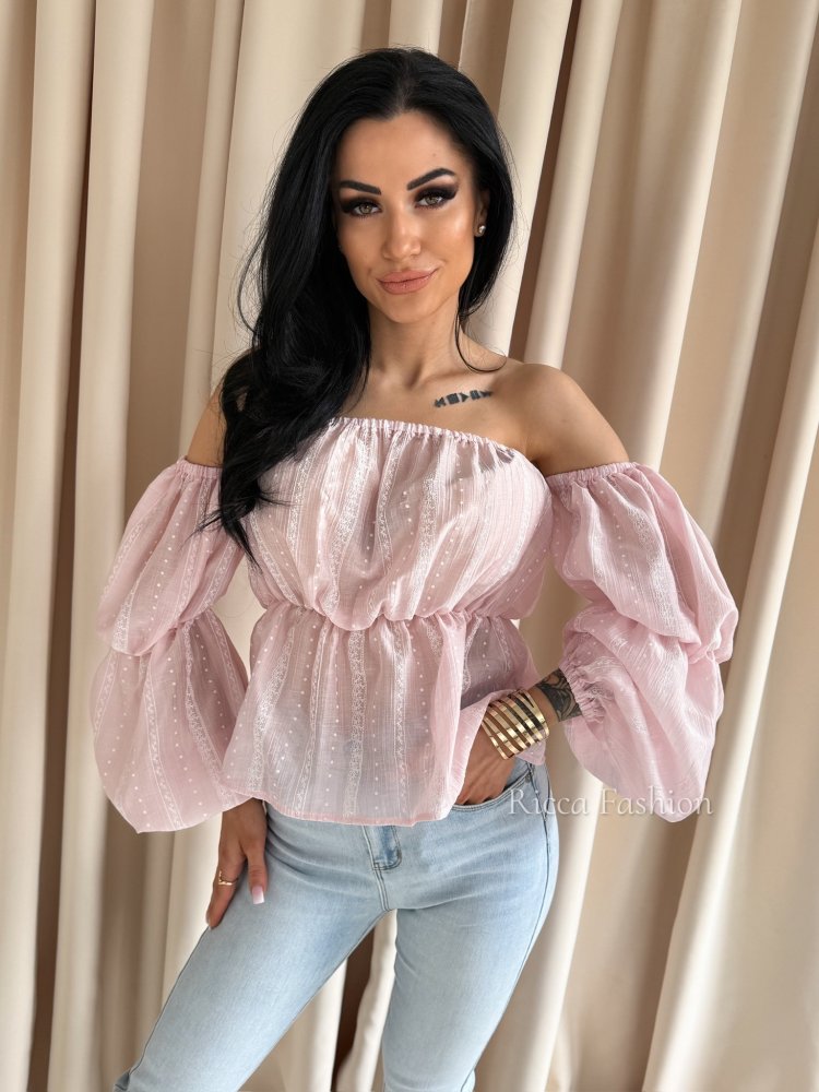 Bluzka hiszpanka MISS print...