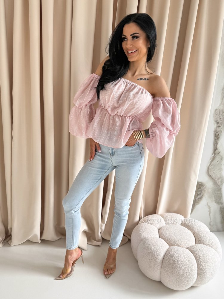 Bluzka hiszpanka MISS print...