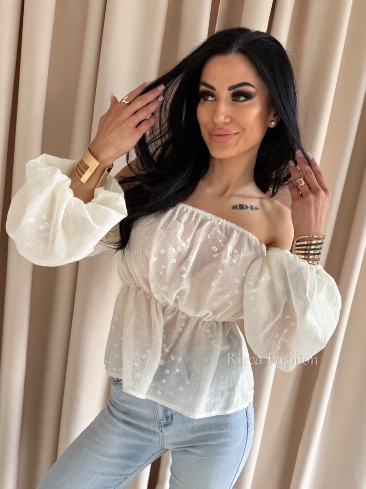 Bluzka hiszpanka MISS print...