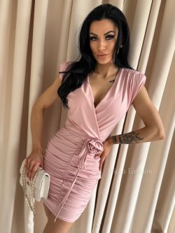 Sukienka LEONESSA , powder pink