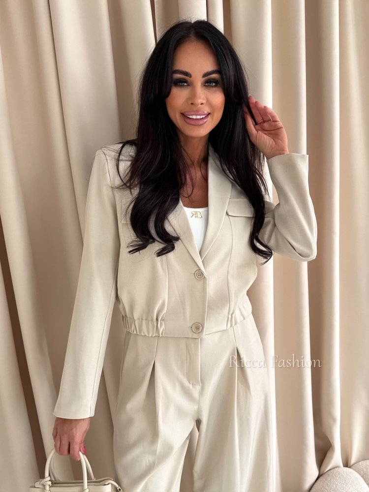 Elegancki komplet marynarka...