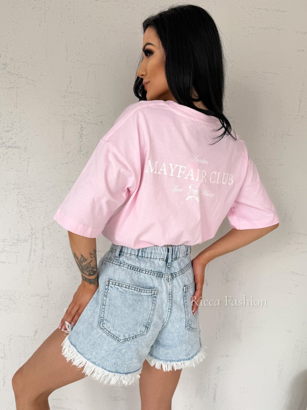 T-shirt bawełniany LOLIPOP, sweet pink