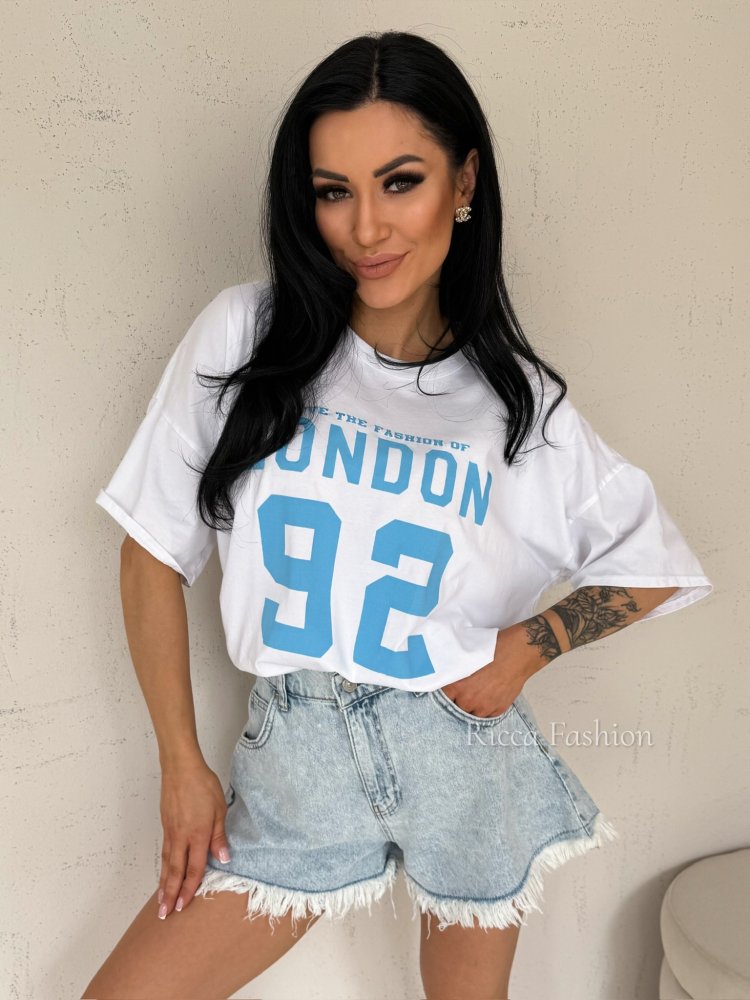 T-shirt bawełniany LONDON,...