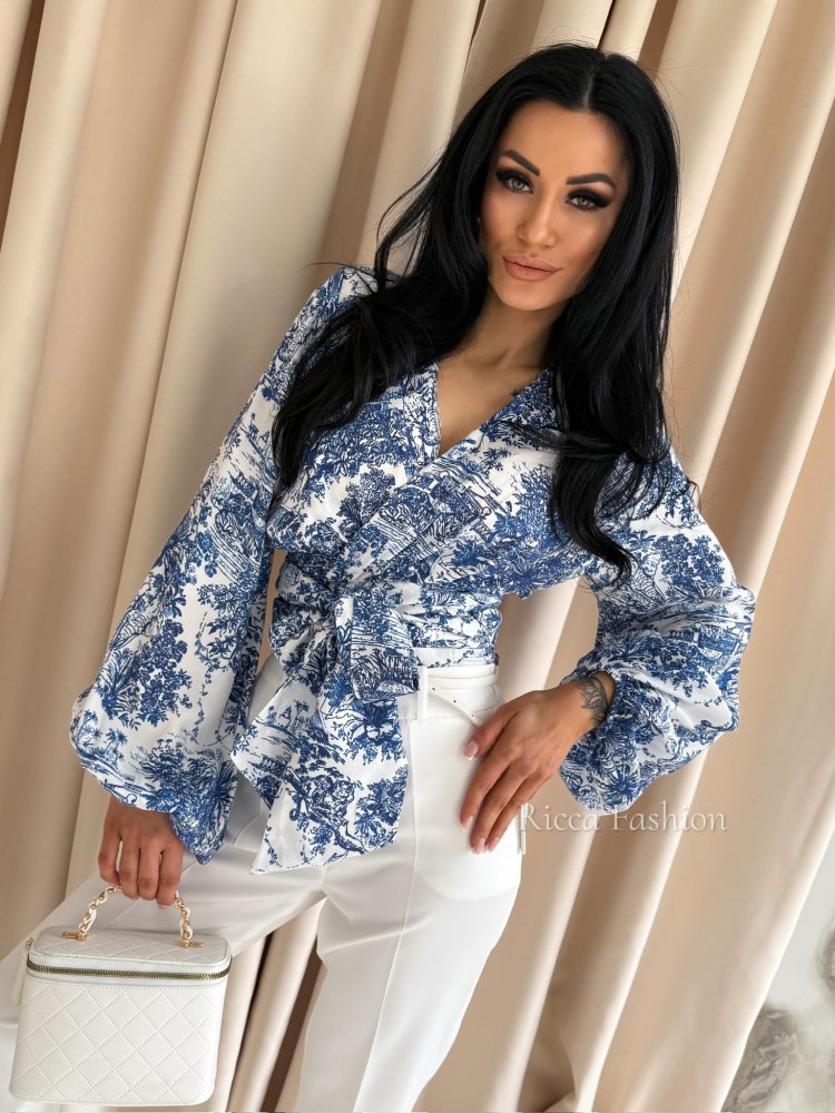 Bluzka premium z wiązaniem...