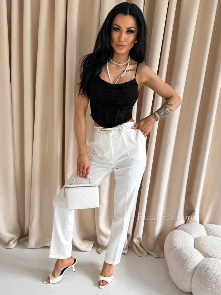 Top koronkowy LILCO, black