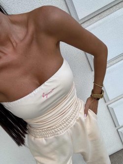 Top z wiskozy MAVEN, waniliowy