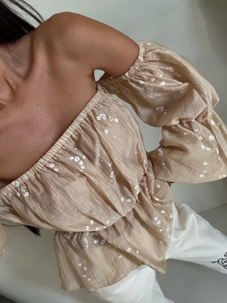 Bluzka hiszpanka MISS print...