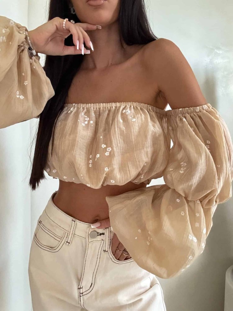 Bluzka hiszpanka MISS print...