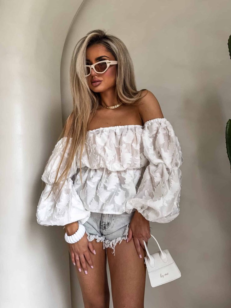 Bluzka hiszpanka MISS print...